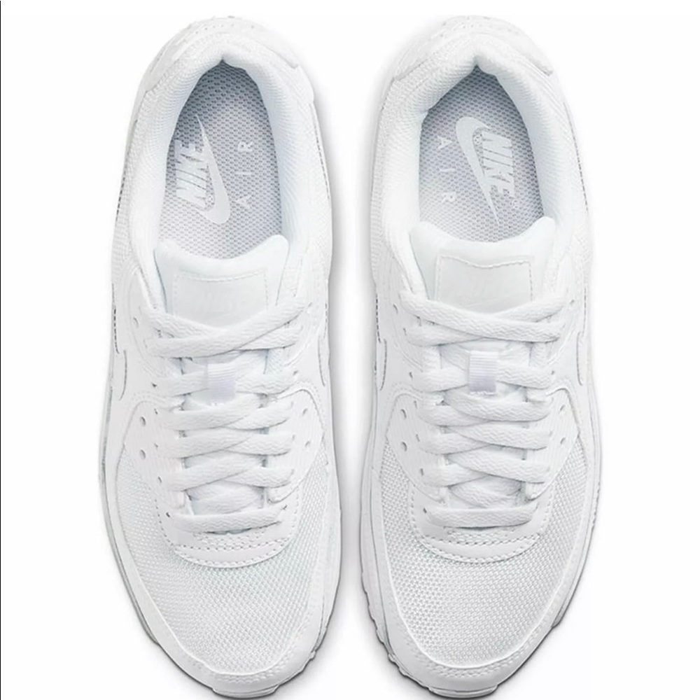 Nike Air Max 90 Twist Triple White Shoes CV8110 - Picture 6 of 9
